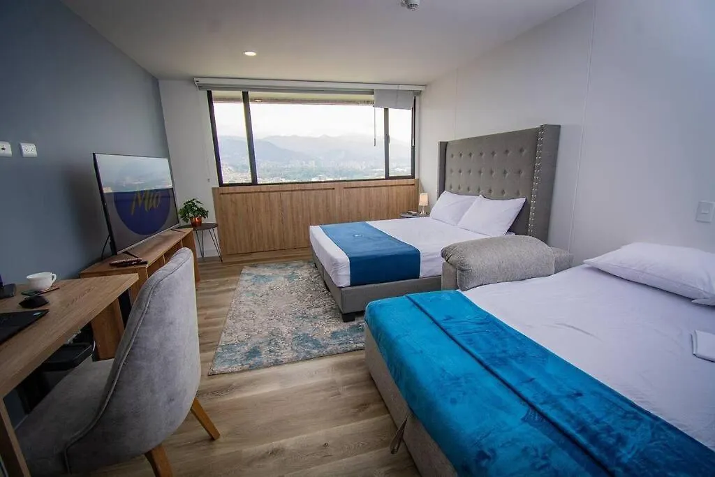 Apartment Top Floor Studio Poblado, A/C, Coworking, Gym 1416 Medellin